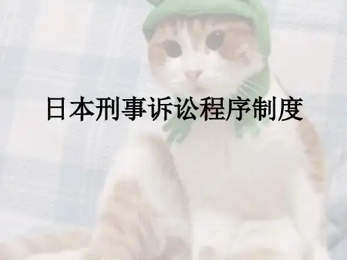 日本刑事诉讼程序