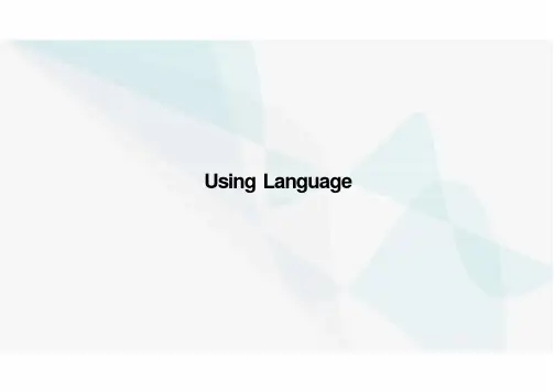 Unit+1+Art+Using+language 高中英语人教版(2019)选择性必修第三册