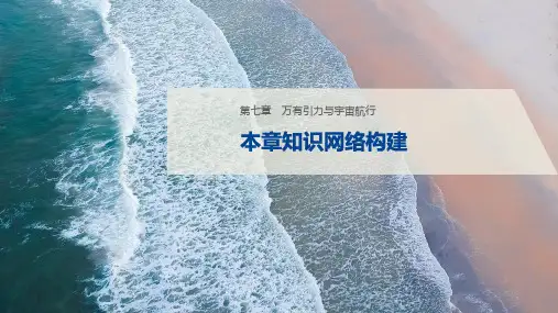 新教材人教版高中物理必修2优质课件：第七章 万有引力与宇宙航行本章知识网络构建