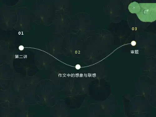 中考作文指导：想象联想与审题