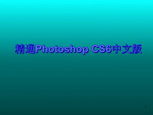 精通Photoshop CS6中文版 第4章