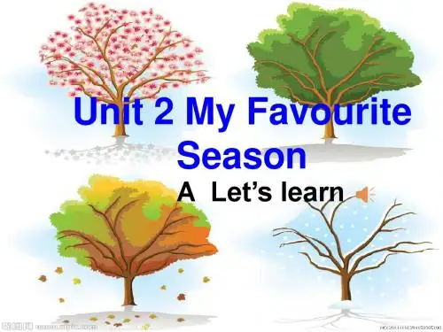 PEP人教版小学英语五年级下册《Unit2 My favourite season A let’s learn》课件