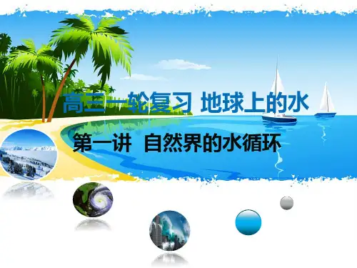 2018届高三一轮复习自然界的水循环课件