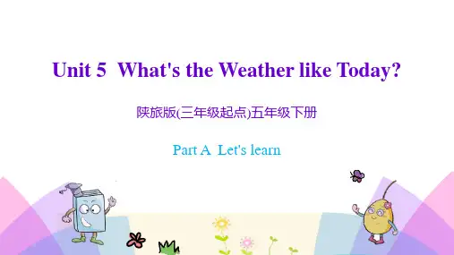 《What's-the-Weather-like-Today-》PPT教学课件(第1课时)