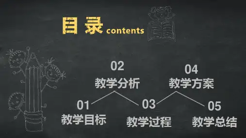 2019黑板报风格教育课件PPT模板 (2)