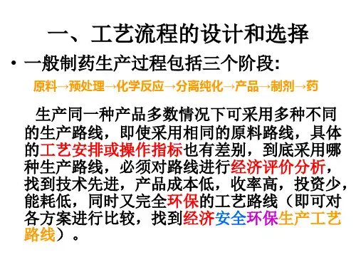 (完整版)制药工艺流程图