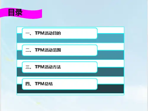 TPM活动方案课件