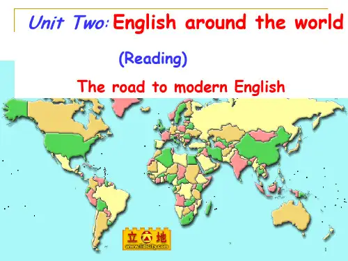 人教高中英语必修1Unit2 reading (共21张PPT)