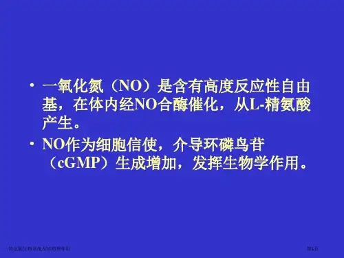 一氧化氮生物系统及其药理作用