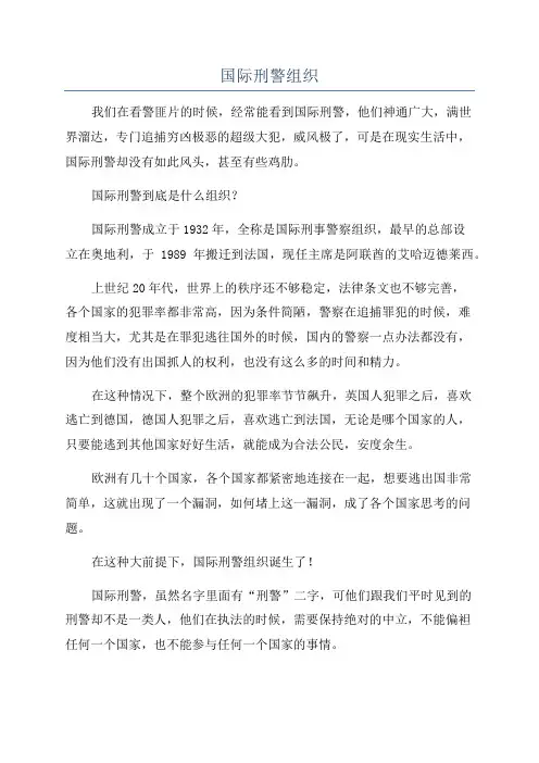 国际刑警组织