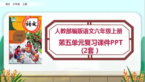 【六年级上册部编语文】全册第五单元知识点考点复习课件PPT(2套)