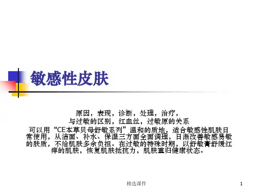 皮肤过敏症状图片PPT课件
