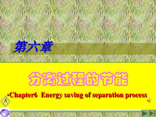 第六章 分离过程的节能