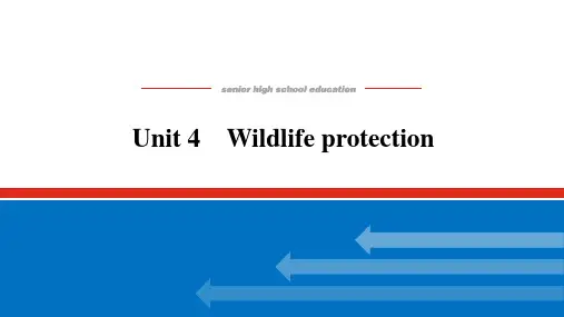 2023统考版高考英语总复习教材考点梳理 必修二Unit 4 Wildlife protection