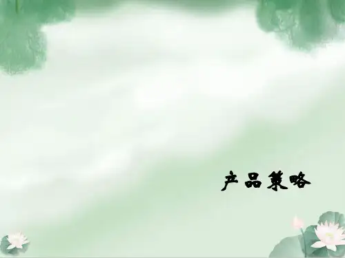 产品整体概念、产品组合与产品开发(ppt 32页)