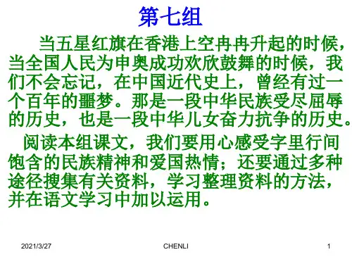 人教版五上21课《圆明园的毁灭》PPT课件