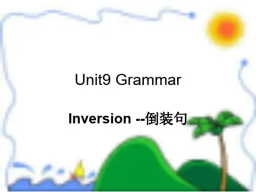 高二英语上unit9-grammar--倒装句