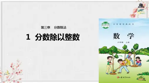 苏教版六年级数学上册课件《分数除法》