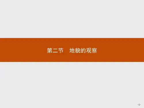 高中地理新人教版必修第一册课件第四章第二节地貌的观察(39张PPT)