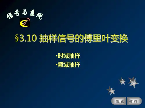 §3.10-抽样信号的傅里叶变换