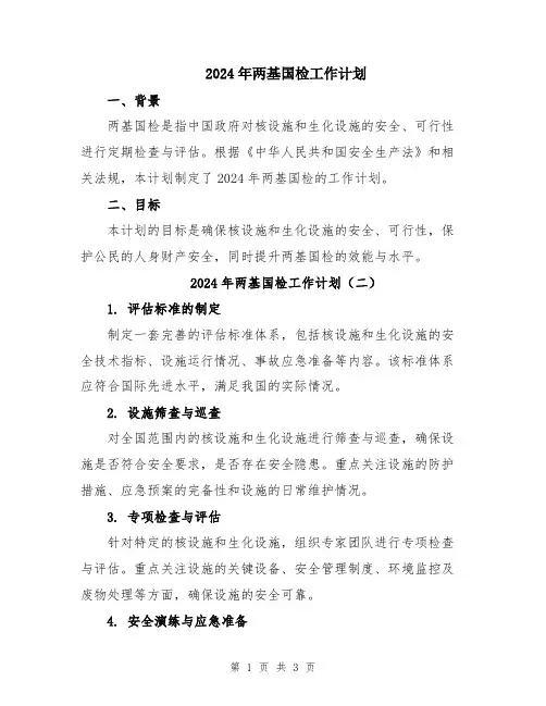 2024年两基国检工作计划