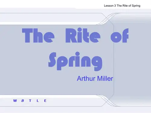 the rite of Spring