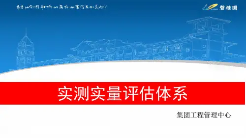 碧桂园实测实量评估体系 (新版)11.24