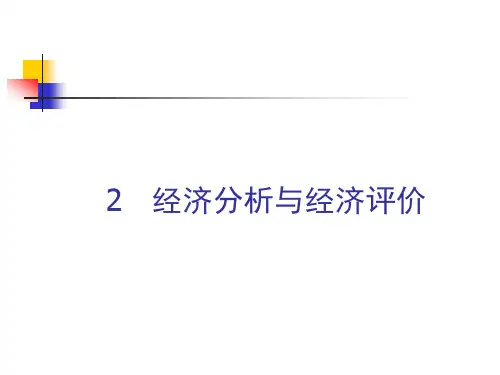 22经济分析与评价.pptx