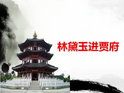 林黛玉进贾府(全面、精致)分析