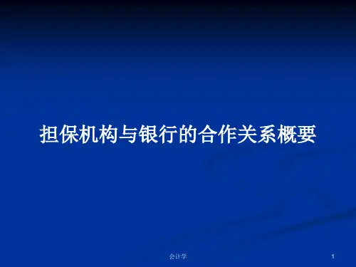 担保机构与银行的合作关系概要PPT学习教案