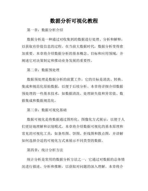数据分析可视化教程
