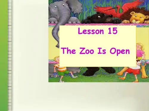 14-15学年(冀教版)八年级英语下册教学课件：Lesson 15