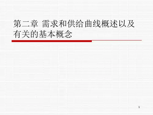 微观经济学第二章