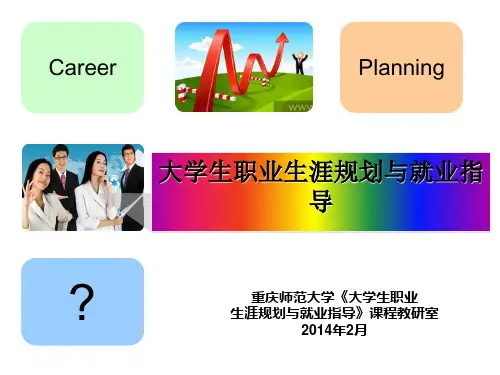 大学生职业生涯规划与就业指导教材(PPT 148页)