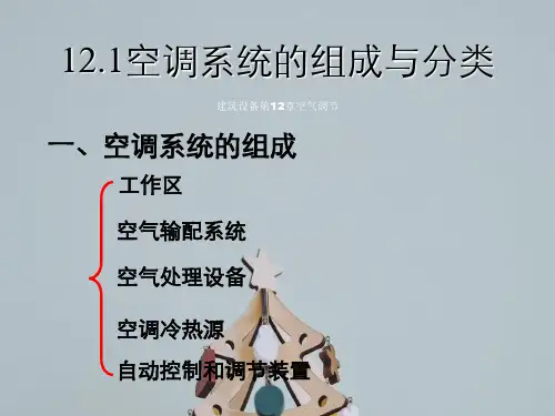 建筑设备第12章空气调节