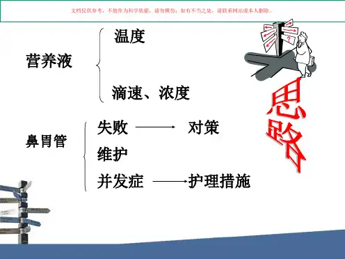肠内营养护理的最新进展培训课件
