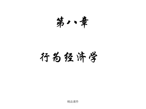 经济学基础第八章ppt课件