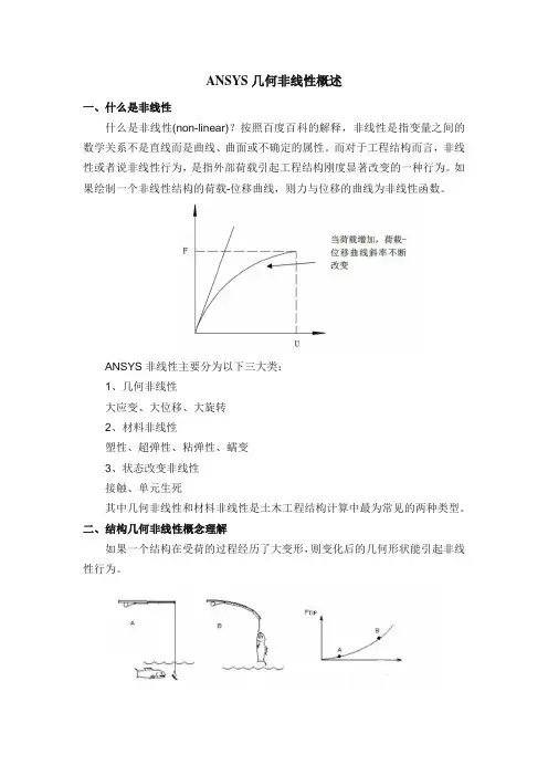 ANSYS几何非线性概述