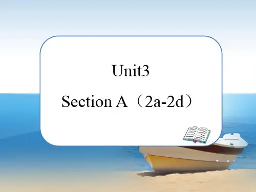 Unit 3 Could you tell me where the restrooms are Section A(2a-2d)课件