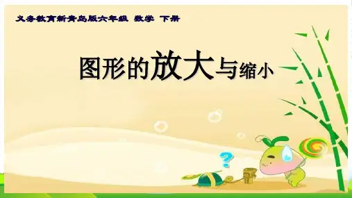 青岛版六年级下册数学课件《相关链接(图形的放大和缩小)》 (共27张PPT)