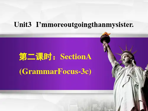 人教版八年级上册英语 Unit 3 Section A (Grammar Focus -3c)
