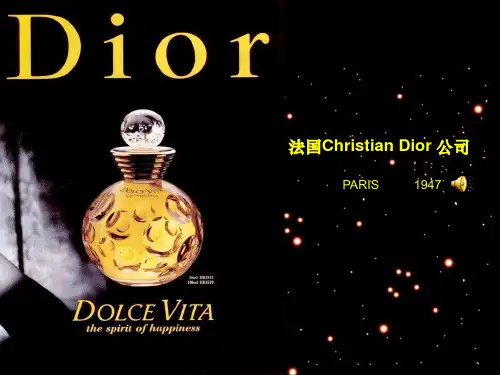 Dior迪奥公司战略管理分析PPT