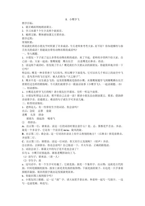 小鹰学飞