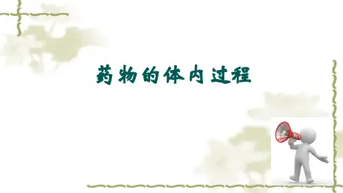 药物代谢动力学 药物的体内过程 体内过程