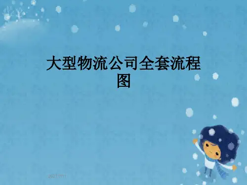 大型物流公司全套流程图