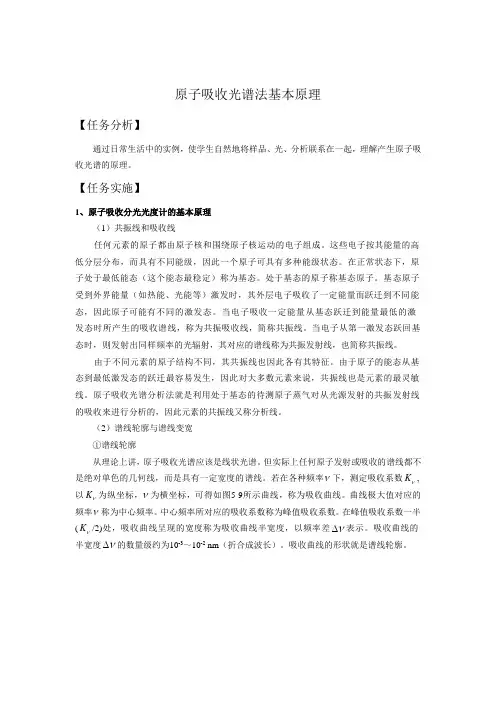 原子吸收光谱法基本原理