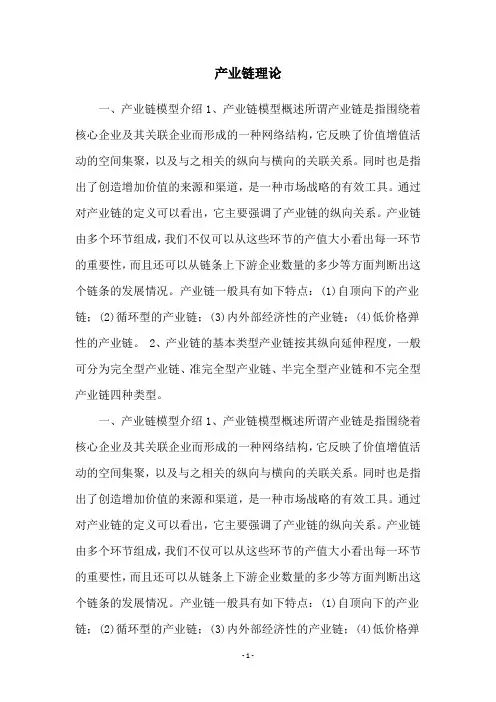 产业链理论