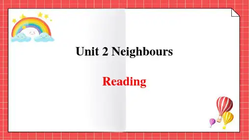 2023~2024 学年 Unit 2 Reading(19页)英语牛津译林版七年级下册课件