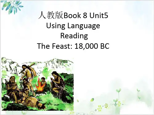 人教课标版高中英语选修8Unit5Using language PPT课堂课件(18页)