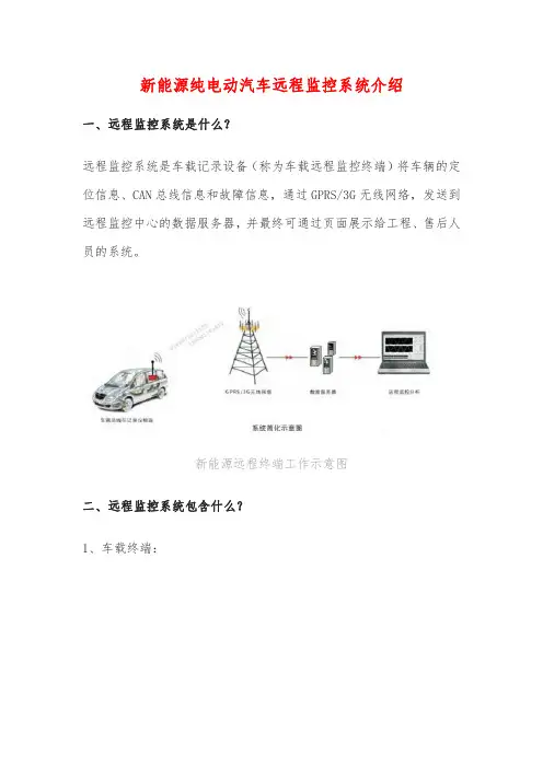 新能源纯电动汽车远程监控系统介绍